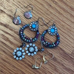 Bundle of Vintage Fashion Earrings